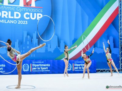 Milano - FIG World Cup Ginnastica Ritmica - AA Squadre (5 cerchi)